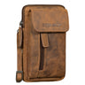 "Mael" 2 en 1 Sac Bandoulière Hommes Cuir Petit Pochette Telephone Ceinture